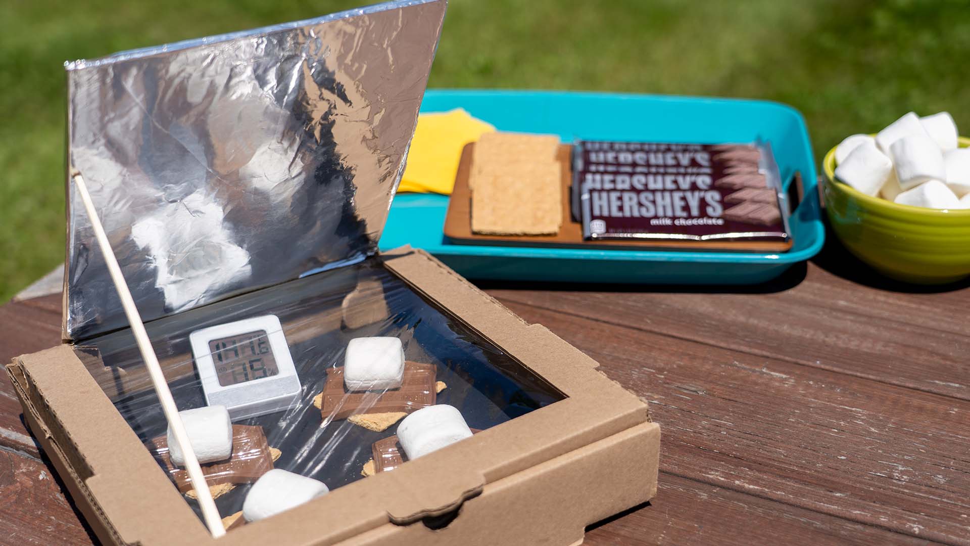 diy solar oven smores activity