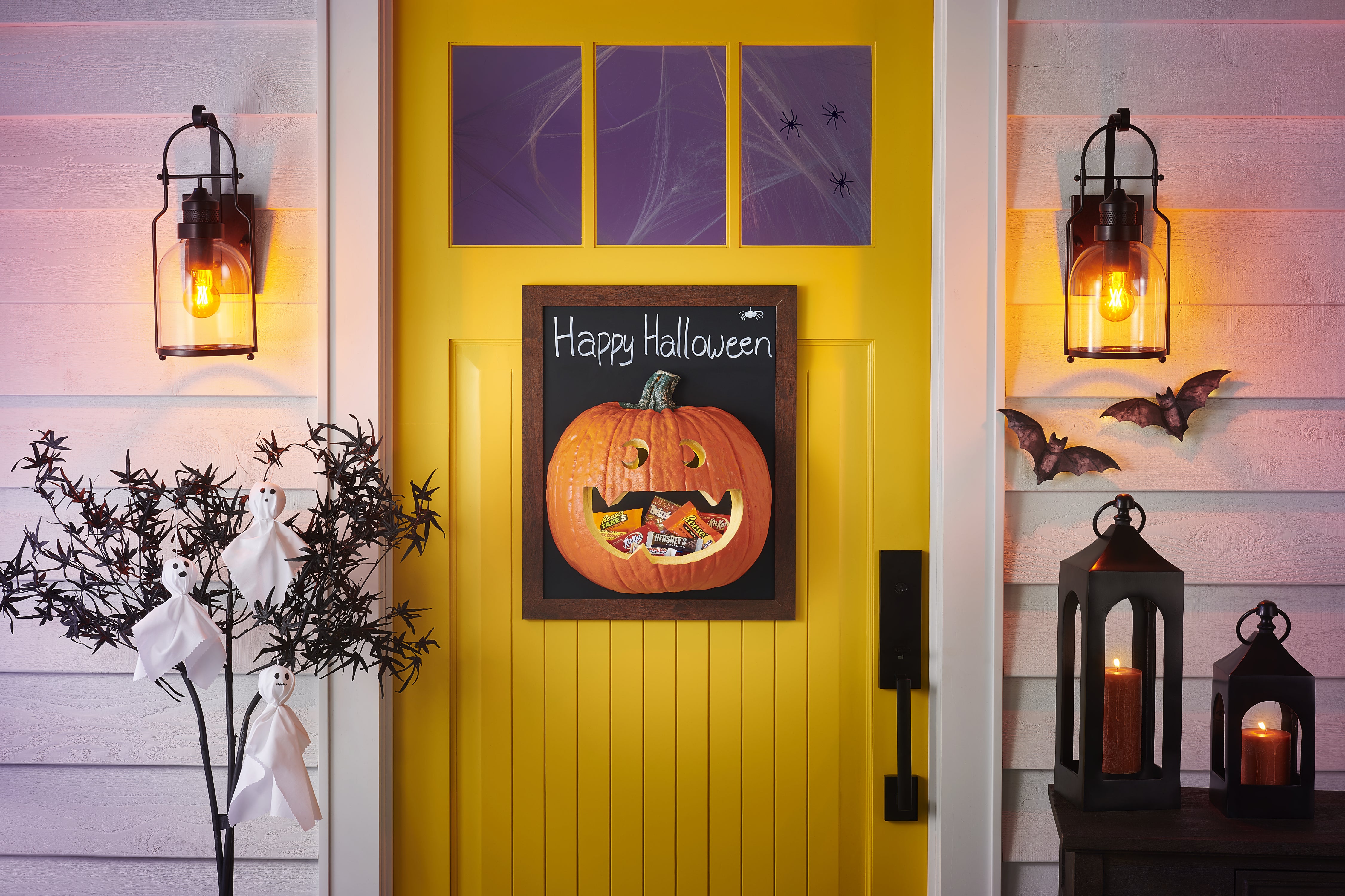 halloween door decor