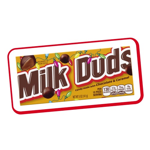 holiday milk duds