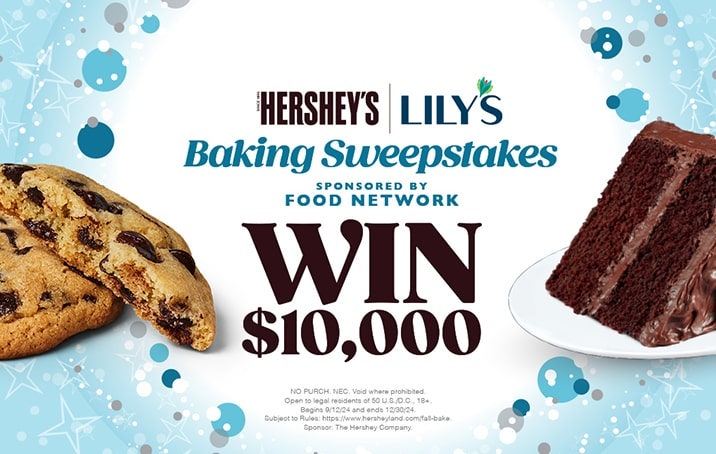 hershey and lily's food network sweepstakes