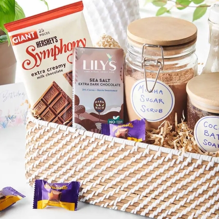 self care spa gift basket 