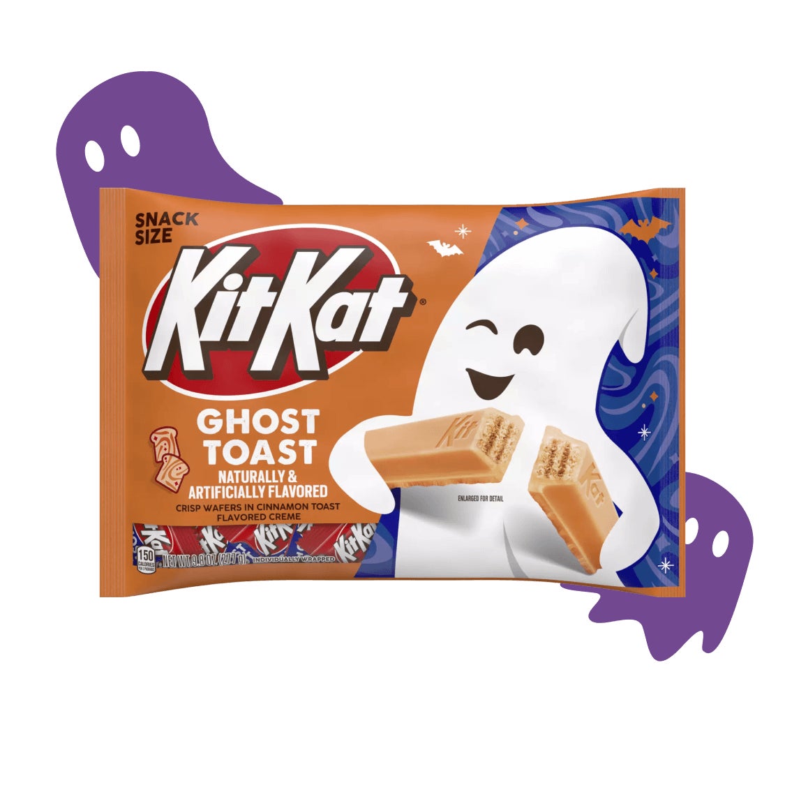 bag of kit kat ghost toast candy bars