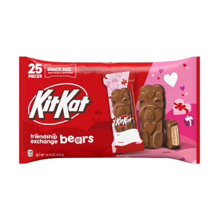 bag of kit kat milk chocolate snack size bears